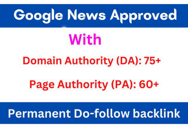 Guest posting + Writing on DA 70+ google news approved site dofollow links
