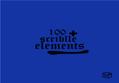 100 Scribble Elements                                          