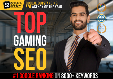 We will do monthly SEO Gaming Backlinks Service for Top Google Rankings in gaming niche