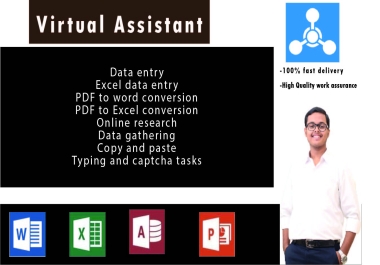 I will do expert data entry work for you