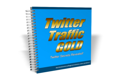 Twitter traffic gold e cover degine for your business