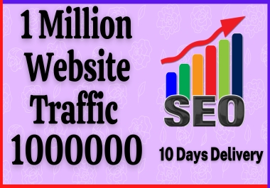 I will drive 1 Million real and organic web traffic to your website