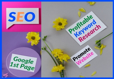 I will do Profitable Keyword Research and Any Website ranking google 1st Page