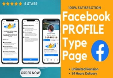 I Will Create Facebook Profile Type Page