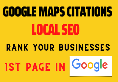 I will optimize gmb ranking via 200 google maps citations and local SEO