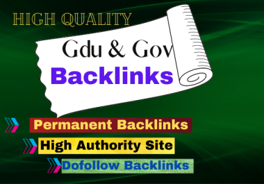 I will do 40 Edu And Gov SEO Backlinks on High Authority Sites
