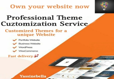 Create a Stunning Website with Professional Theme Customization Services