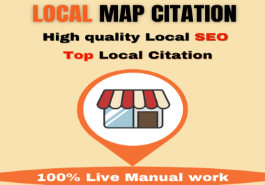 600 Google map citation high authority website directory submission local listing