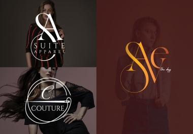 I will design luxury,  fashion,  boutique,  clothing signature logo
