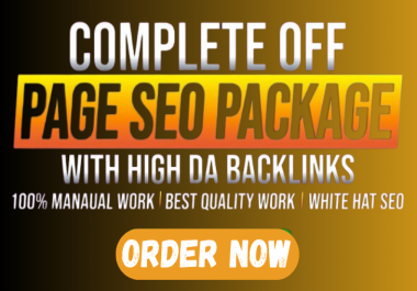 Ranking Your Website Complete off page SEO service by white hat high authority dofollow backlinks