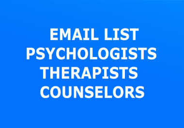 Find Psychologists Therapist Counselor Email Address