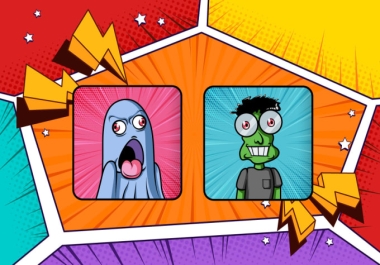 I will create custom sketch based doodles character style high quality NFT art collection