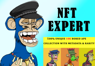 create your own ape nft collection for open sea & solonart