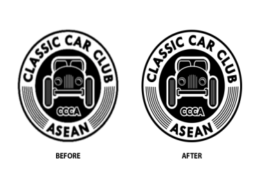 I will convert,  vector tracing,  redrawing Logo into high resolution vector