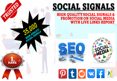 TOP 6 Powerful Platform 35,000+ Social Signals To Boost Up Your Site SEO Ranking