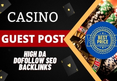 I will write and Publish 50 Guest Posts for Casino,  Gambling,  CBD,  Crypto Sites - Google NEWS DA50+