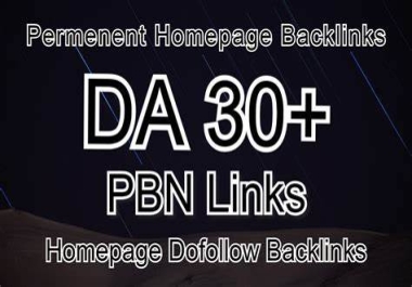 DA Domain Authority 30+ backlinks with indexer