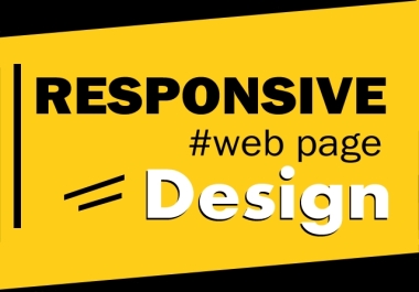 I will create responsive web page design project wordpress,  blog,  business,  ecommerce