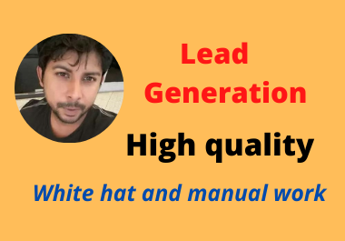 I will do 100 highly targeted b2b lead generation,  b2b email list web research for any business