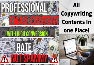 I will write emails that convert leads not spammy
