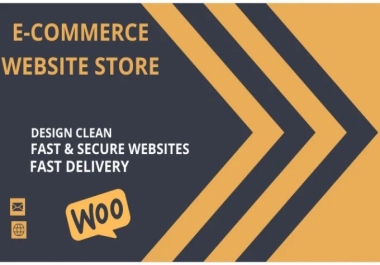 I will develop wordpress ecommerce woocommerce website