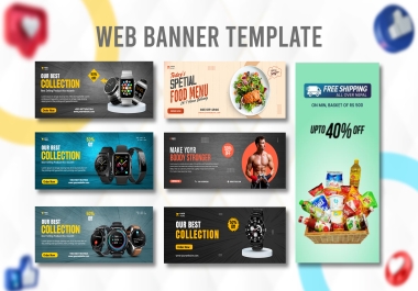 Web Banner Design For You in 5 Hours