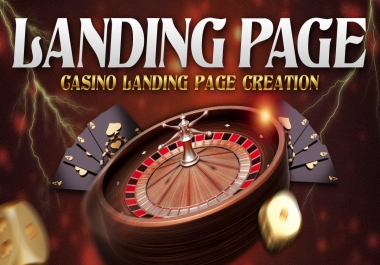 Casino Landing Pages Well Designed/Attractive Pages Convert Potential Custom