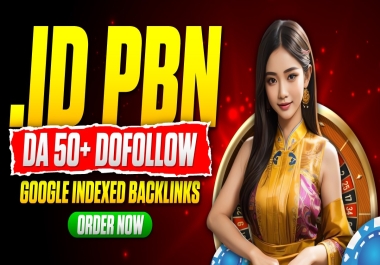 Get Powerful 10 High quality PBN Indonesia DA DR 50+ Index Sites Dofollow Backlinks