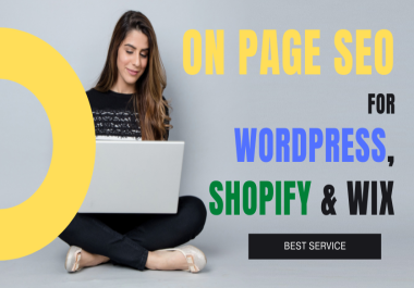 On Page SEO For WordPress Shopify Wix