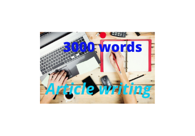 Writing professional topics and content from 2000 to 5000 words within 24 hours
