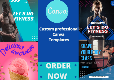 I will design unique instagram templates and logo for your business
