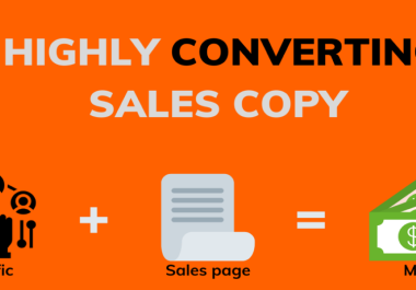 I will write converting landing page copy,  sales copy,  website copy,  email sales copy