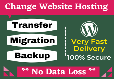 Fast Migrate,  Transfer,  or Backup any WordPress Website