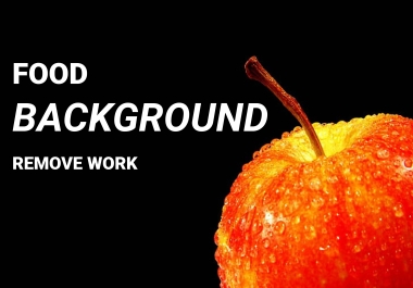 Expert in Food Background remove work