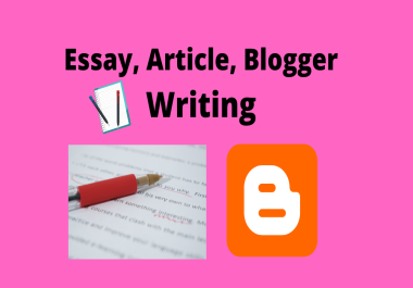 I will do the Unique Niches of Blogging writing