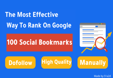 100 Social Bookmarks Backlink With Full Report