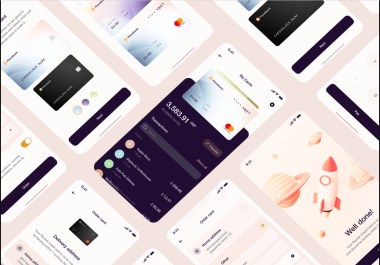 Mobile App UI and UX for IOS and ANDROID,  and website