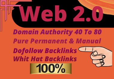 i will provide 100 web 2.0 backlinks on high authority sites unique content