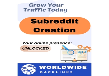 Reddit - Subreddit Creation for any Business