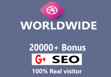 GET 20000 + BONUS WORLDWIDE WEB TRAFFIC