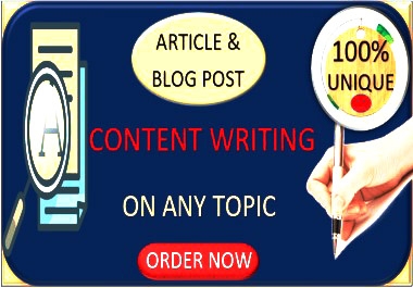 I Will Write 1500 words SEO Friendly Blogs and Contents