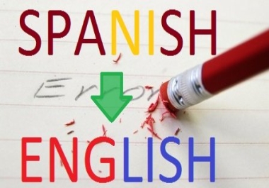 I translate Spanish files into English or English files into Spanish