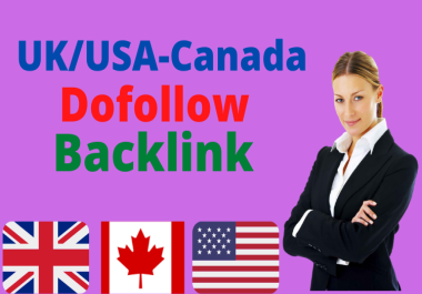 I will do 30 USA UK canada dofollow backlink on high authority site