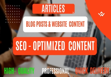 I will be your Professional Blog posts and Website content writer