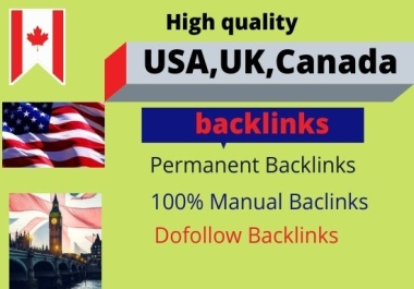 I will do 30 USA, UK, Canada dofollow backlink on high authority website
