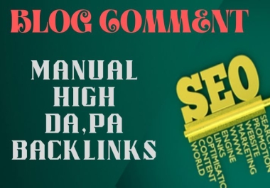 I will do 80 Manual unique blog comment on high authority website