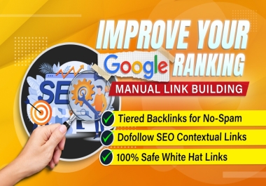 I will Boost Ranking with Whitehat dofollow SEO Backlinks