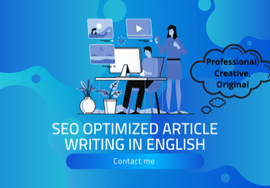 I will write well researched and plagiarism-free content for you.