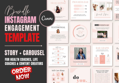 I will create stunning instagram templates in canva