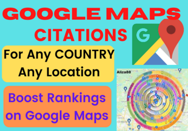 I will create 500 google maps citation for local SEO